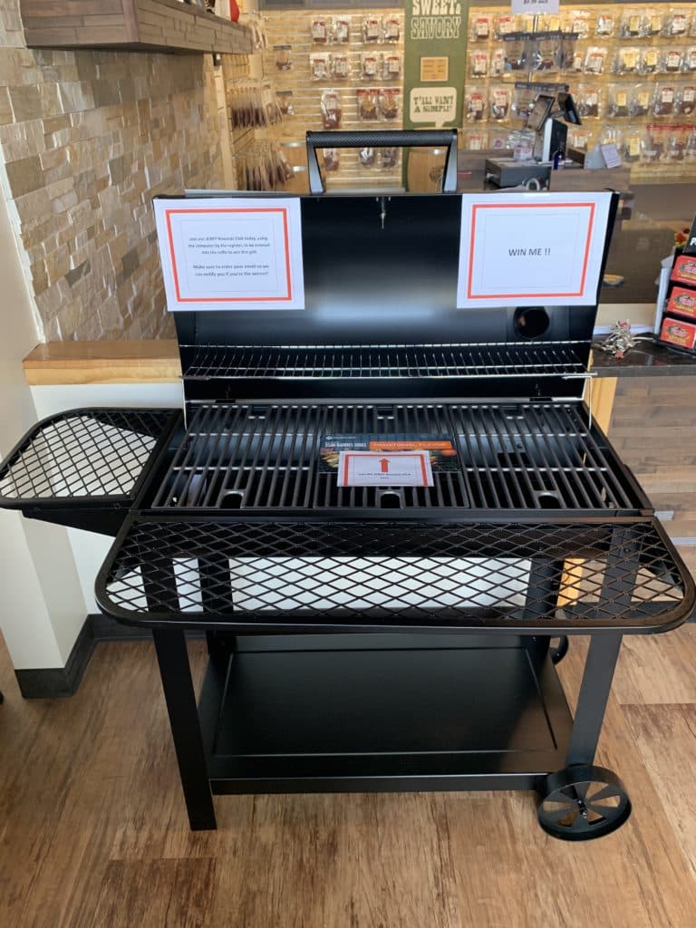 WIN A 35″ BARRELL GRILL – Legends Outlets Kansas City – Outlet Mall