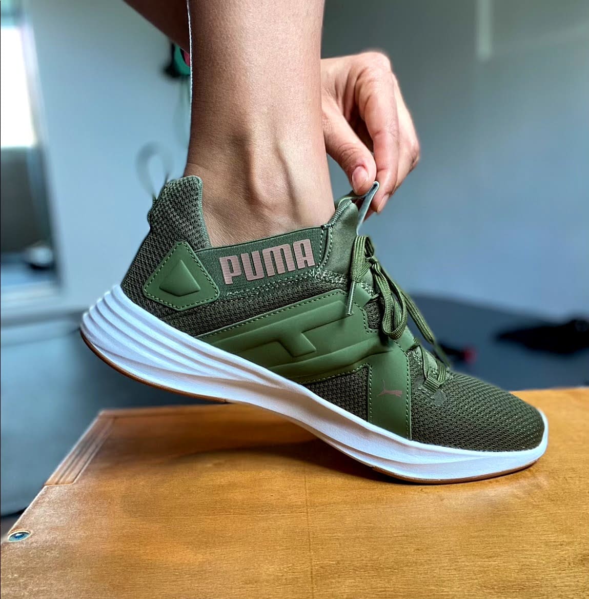 Puma enzo 2024 mesh olive