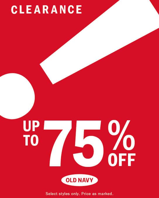 Up to 75% Off Clearance – Adult & Kids Styles from $2.99