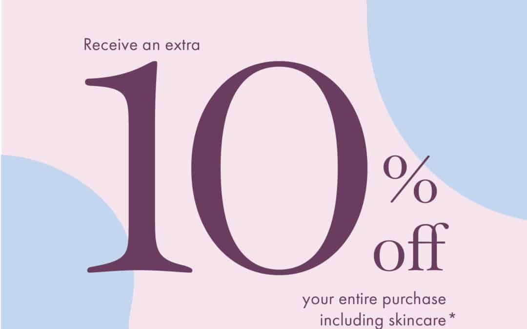 10% off + Gift With Purchase