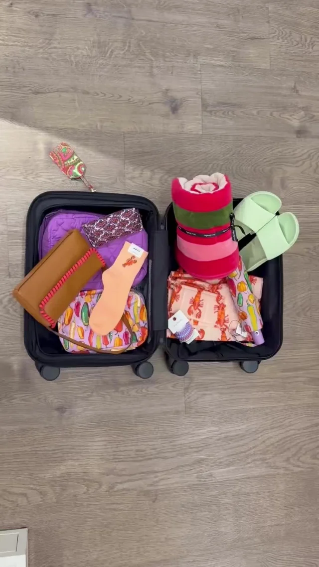 Out-of-office on, notifications off. Don’t call, don’t text. We’re busy traveling @verabradley style.🧳 ⁠
