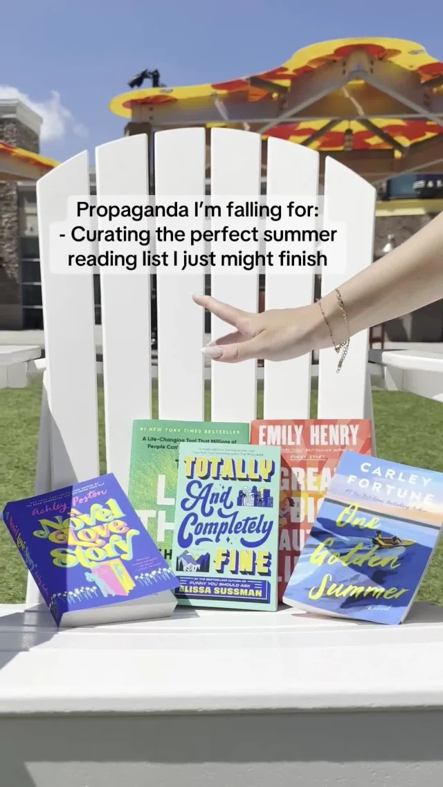 @booksamillion is fueling our summer addiction to read “just one more book.” Beach, pool, patio—we’ve got a read for every ray of sunshine. ⁠
⁠
#summerreading #bookaddict #justonemorechapter #beachreads #poolsidepages #sunshinestories #readingseason #tbrpile #booklover #patioandpages⁠
⁠
