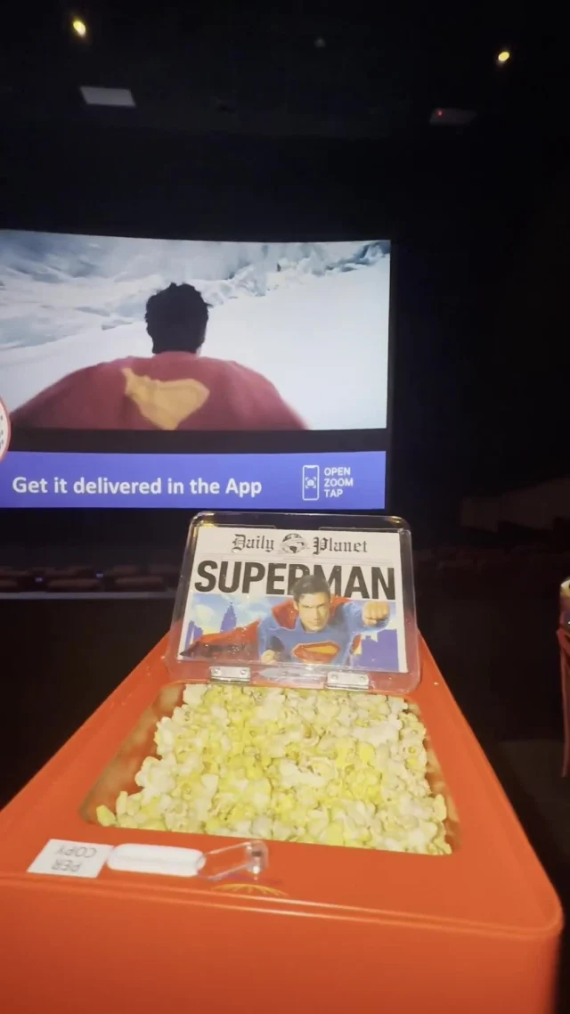 That feeling when you have your popcorn in hand, sodas stacked, besties by your side—and you walk through the doors of @amctheatres to see the new Superman movie…🎬🍿 ⁠
⁠
#moviemagic #supermannight #bestieseverywhere #popcornmoments #amctheatres #squadcinema #movievibes #snackstacked #superheroszn #ticketinhand⁠