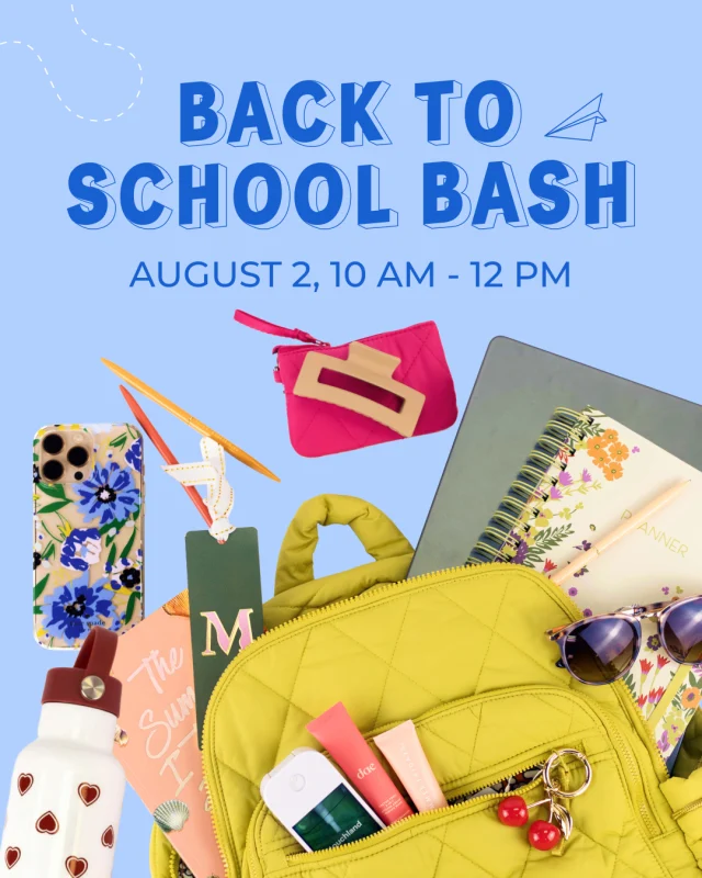 🎒 Back to School, Made Easy.⁠
The countdown to the first day is on—and we’re kicking it off with family fun and big savings to help you start the school year strong! ⁠
🛍️ Save up to 75% on back-to-school essentials from 50+ brands⁠
Enjoy free activities, giveaways, and entertainment, including:⁠
🎧 DJ | 🎨 Face Painting | 🎈 Balloon Artist⁠
💫 Friendship Bracelet Station |🍦 Free Culver’s Custard⁠
🎁 Gift Card Giveaways + Special Deals from Participating Retailers⁠
🎉 Giant Inflatable Slide (10AM–1PM) | 📸 Photo Ops & More!⁠
We hope to see you there! 🏫✨⁠